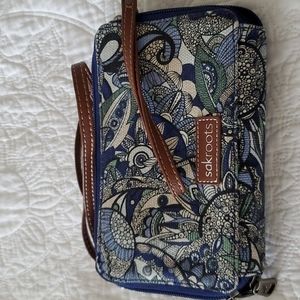 Sakroots mini wallet crossbody or wristlet